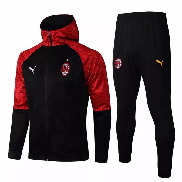 Chaqueta Con Capucha AC Milan 2021-22 Rojo Negro